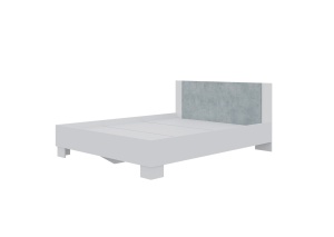 Спальня NOVA Кровать 1.6 (белый-бетон)